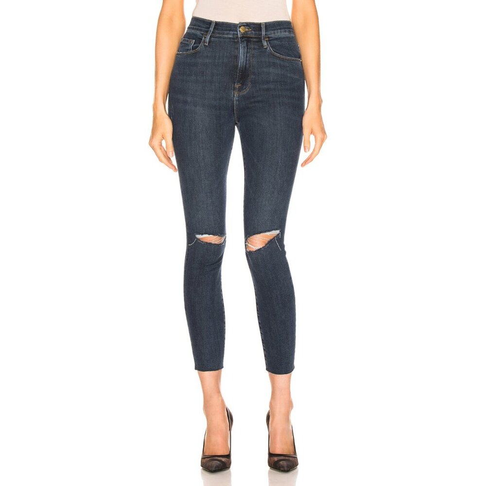 Frame Ali High Rise Skinny Cigarette Denim - Brokedown Palace